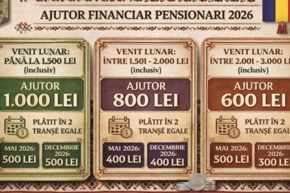 Modalitatea de acordare a ajutorului financiar pentru pensionari in anul 2026