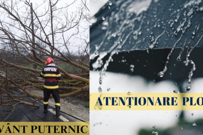 cod galben de vant si precipitatii pentru judetul giurgiu