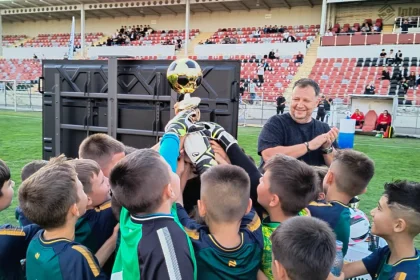 Sărbătoarea fotbalului giurgiuvean: de la Narciz Coman la micii fotbaliști