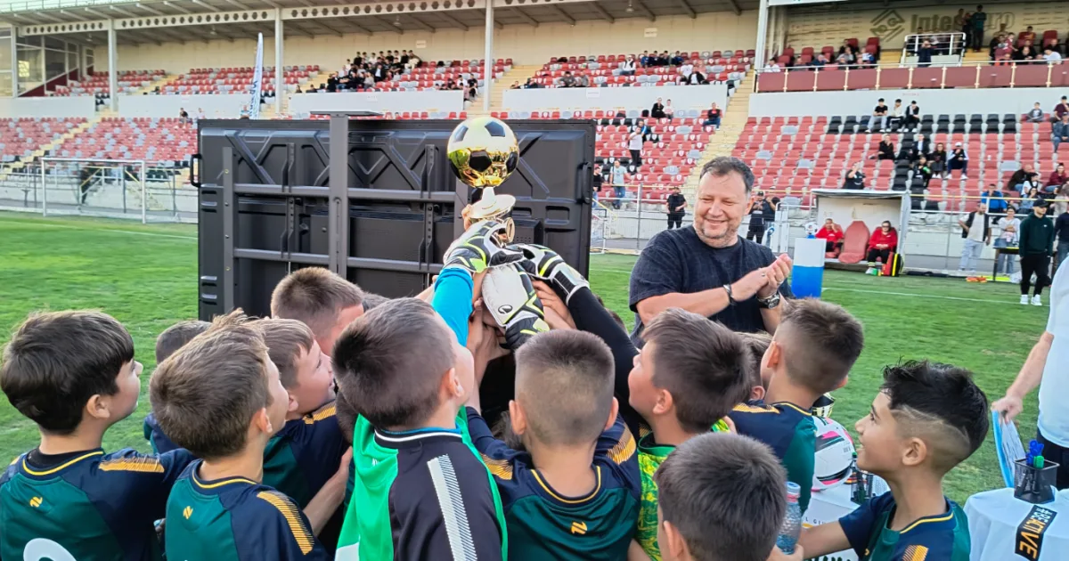 Sărbătoarea fotbalului giurgiuvean: de la Narciz Coman la micii fotbaliști